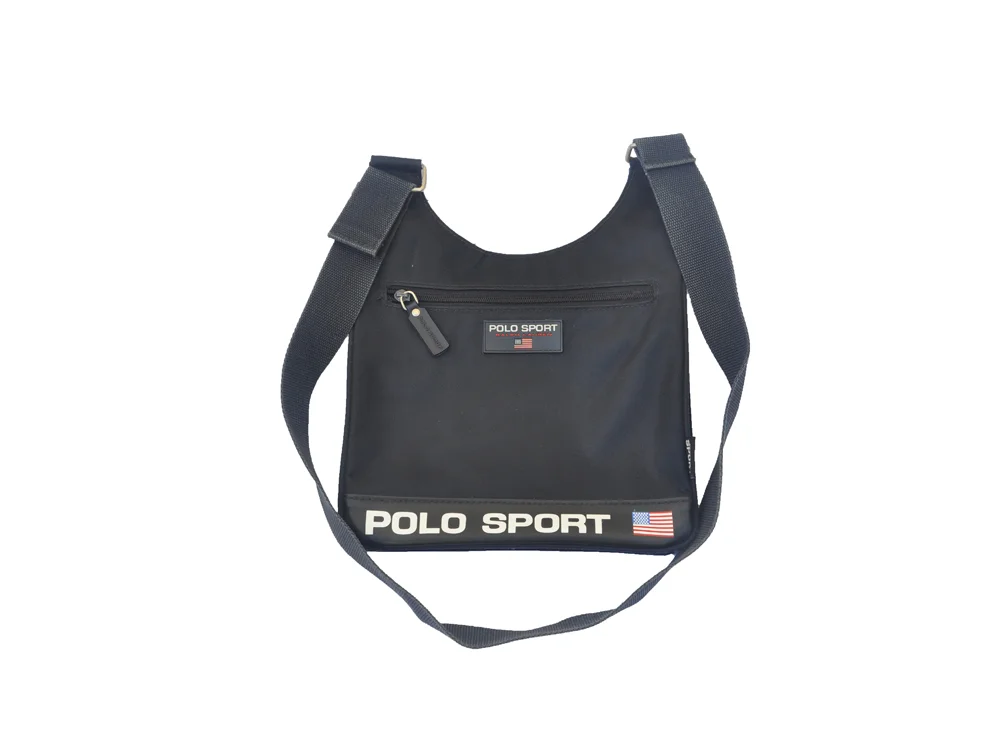 Vintage Polo Sport Ralph Lauren Navy Cross Body Bag — RootsBK